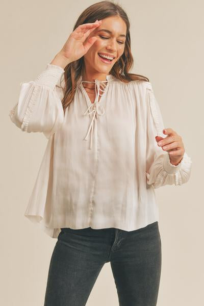 Karissa Ruffle Blouse