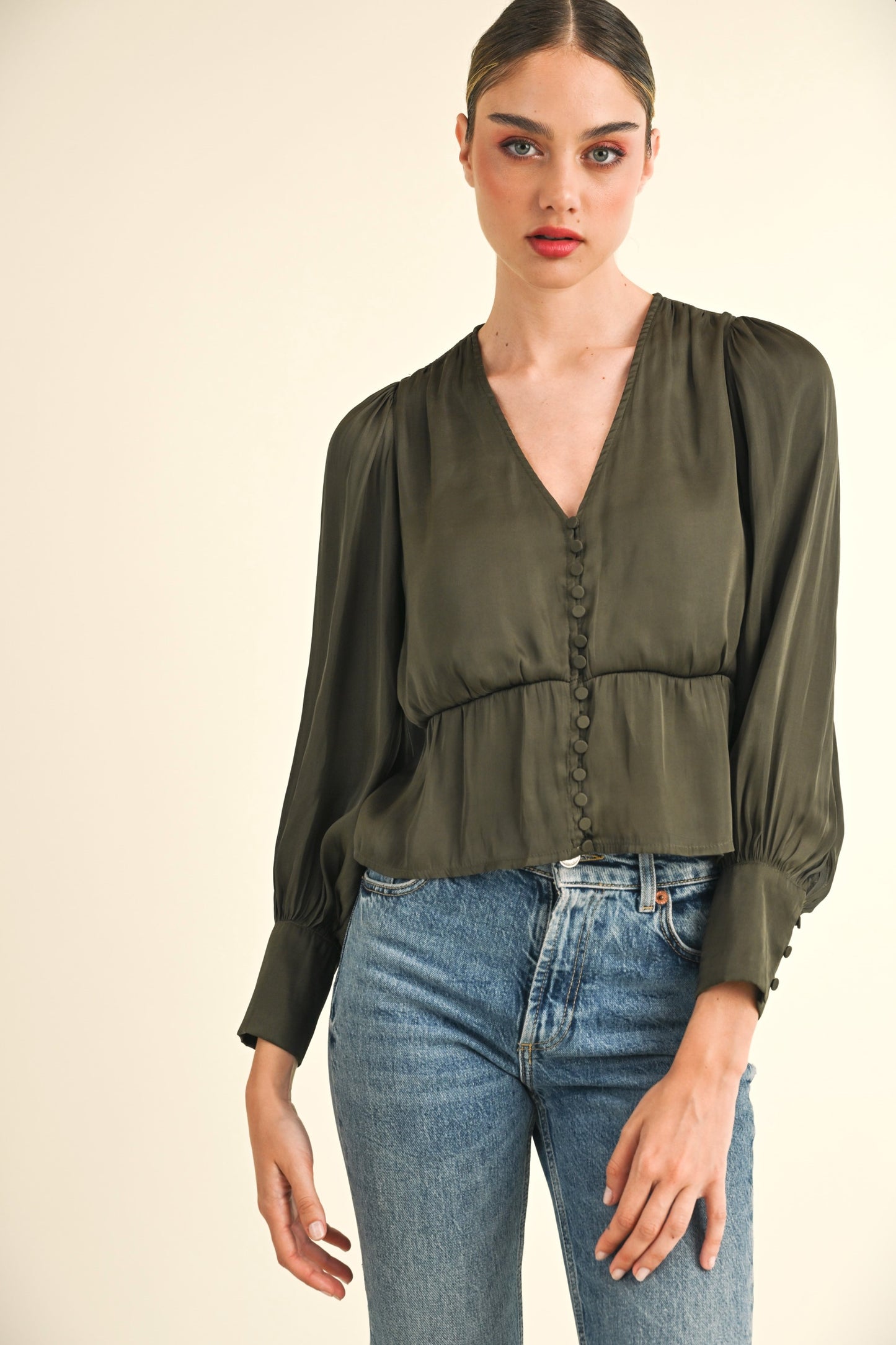 Jazmine Button Up Blouse