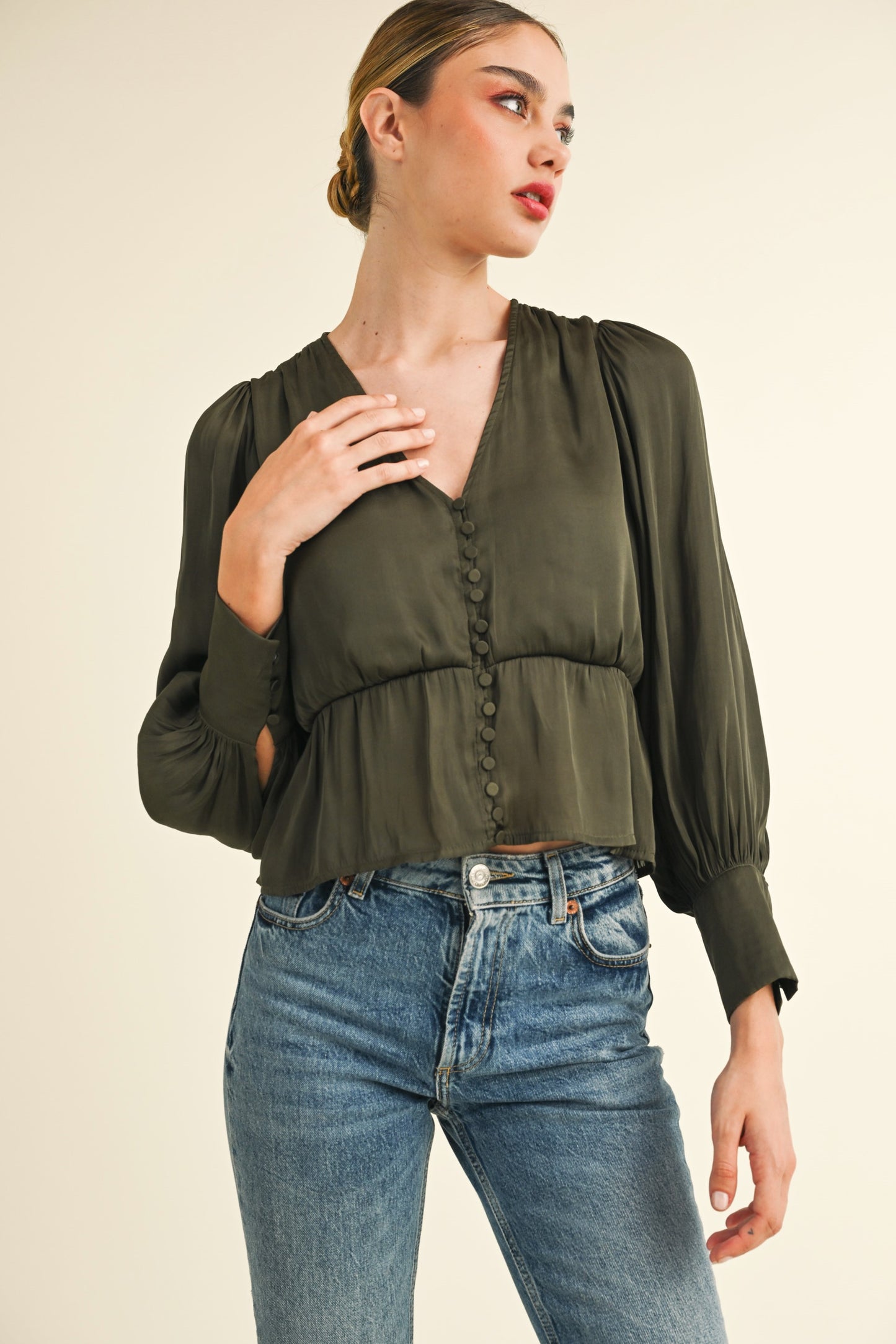 Jazmine Button Up Blouse