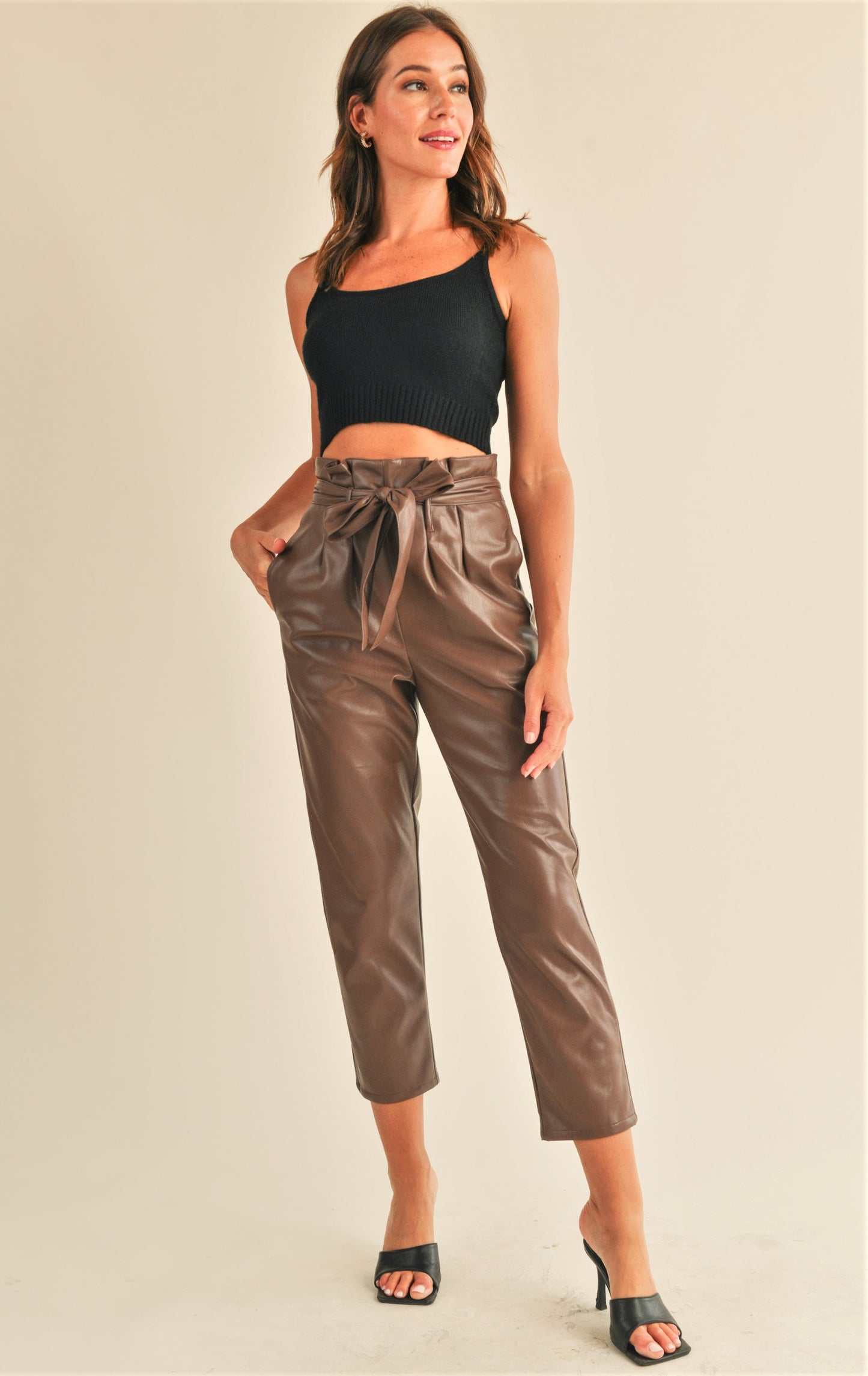 Melani Leather Pants