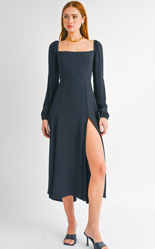 Kendall Long square neck dress